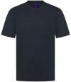 H075 Henbury Unisex Coolplus® Wicking Piqué T-Shirt Navy colour image